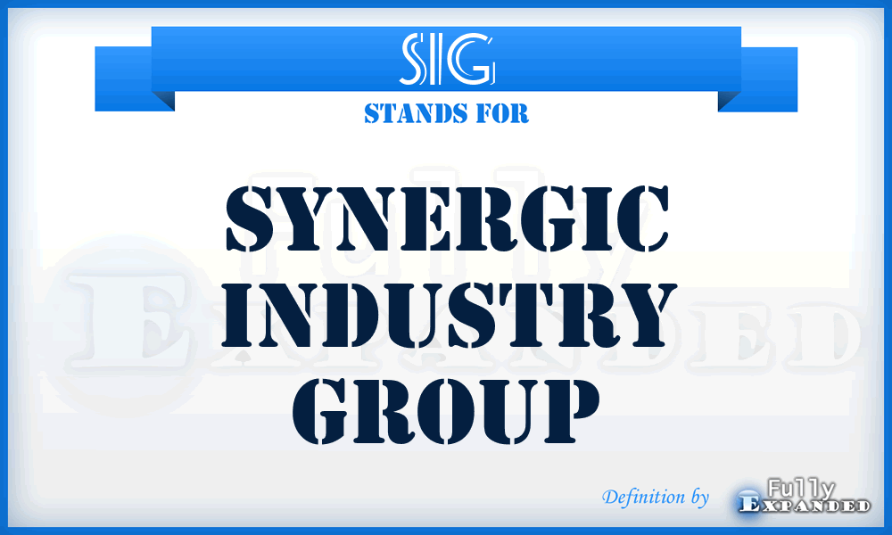 SIG - Synergic Industry Group