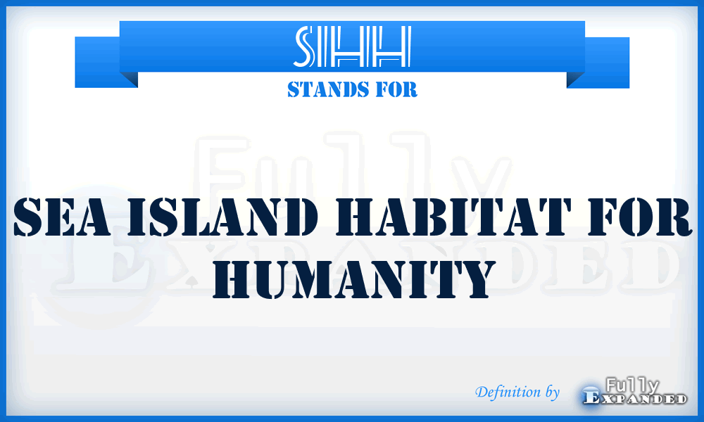 SIHH - Sea Island Habitat for Humanity