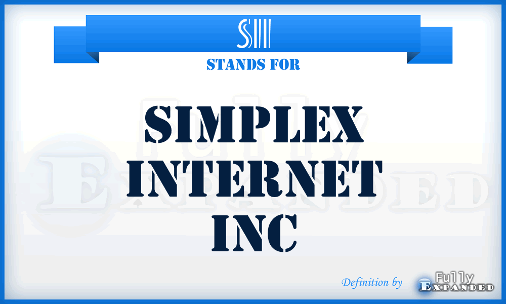 SII - Simplex Internet Inc