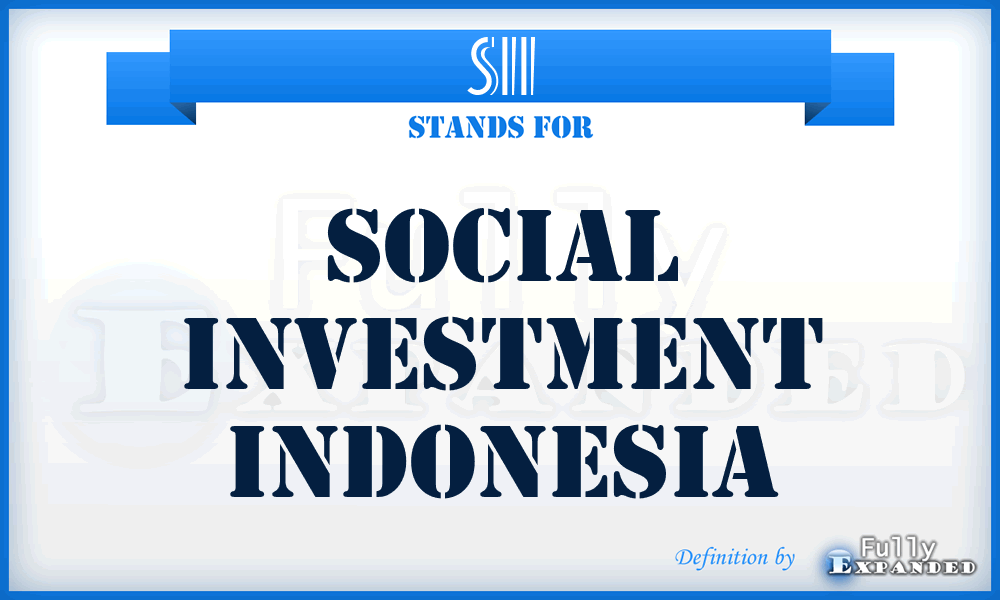 SII - Social Investment Indonesia