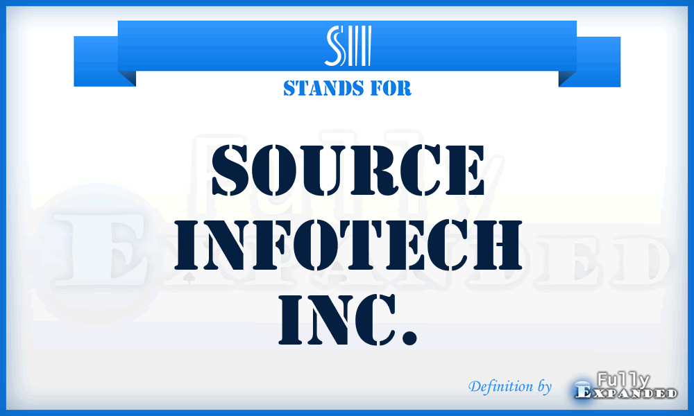 SII - Source Infotech Inc.