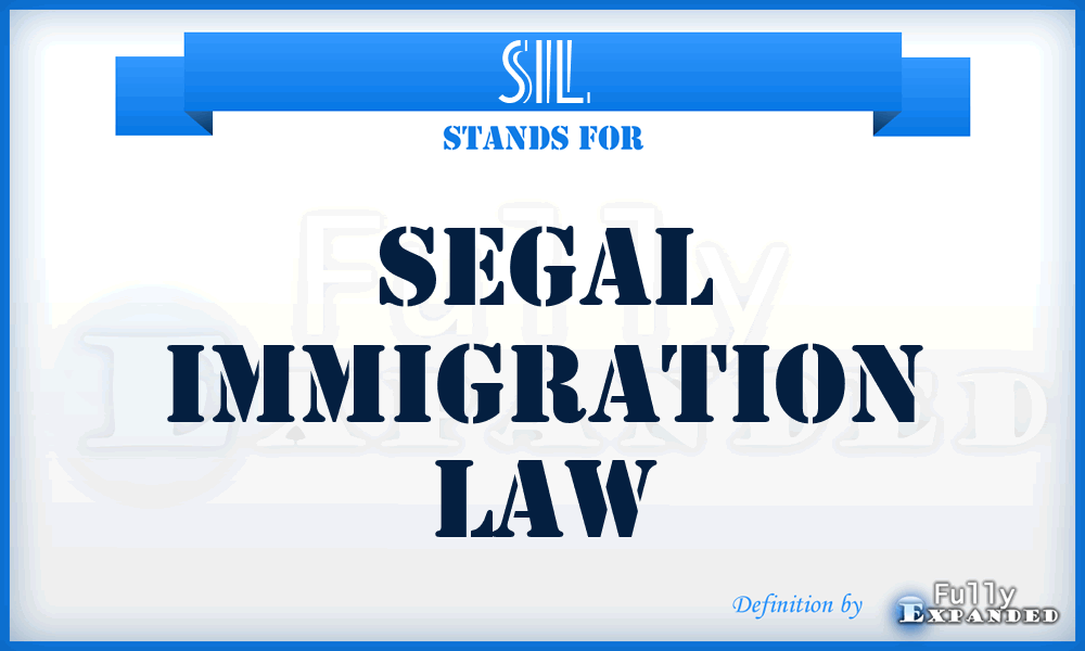 SIL - Segal Immigration Law