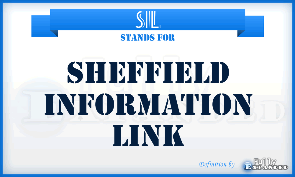 SIL - Sheffield Information Link