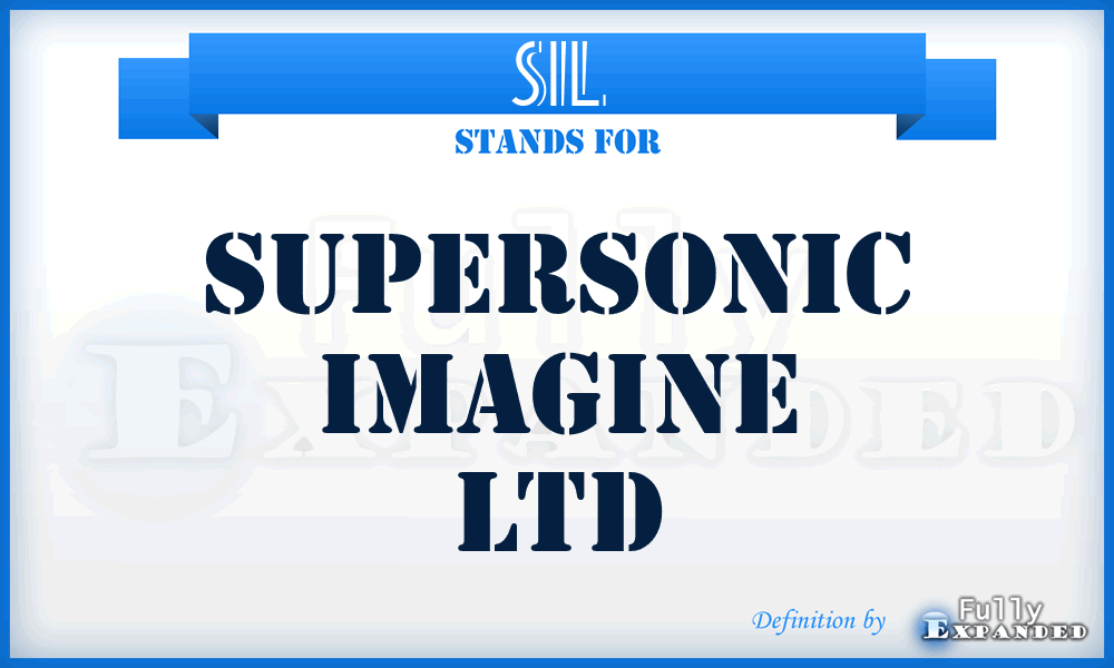 SIL - Supersonic Imagine Ltd