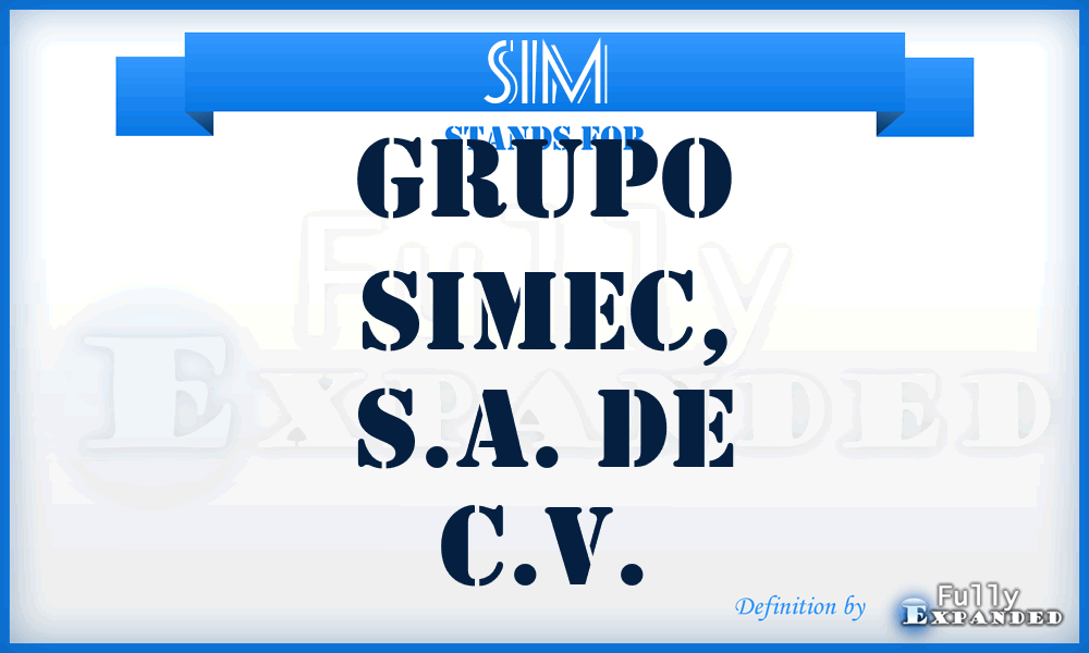 SIM - Grupo Simec, S.A. de C.V.