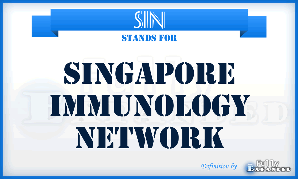 SIN - Singapore Immunology Network