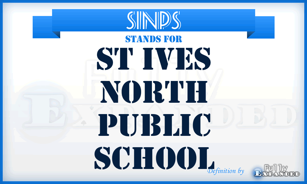 SINPS - St Ives North Public School