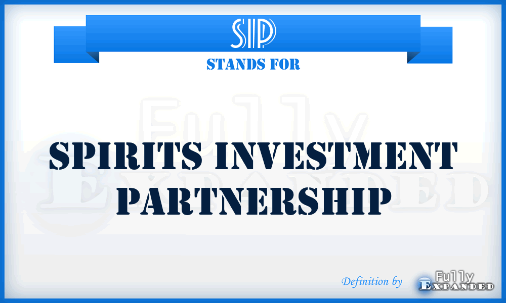 SIP - Spirits Investment Partnership