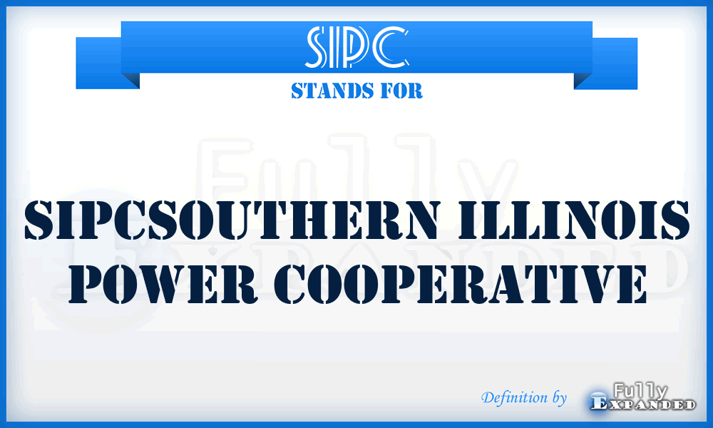 SIPC - Sipcsouthern Illinois Power Cooperative