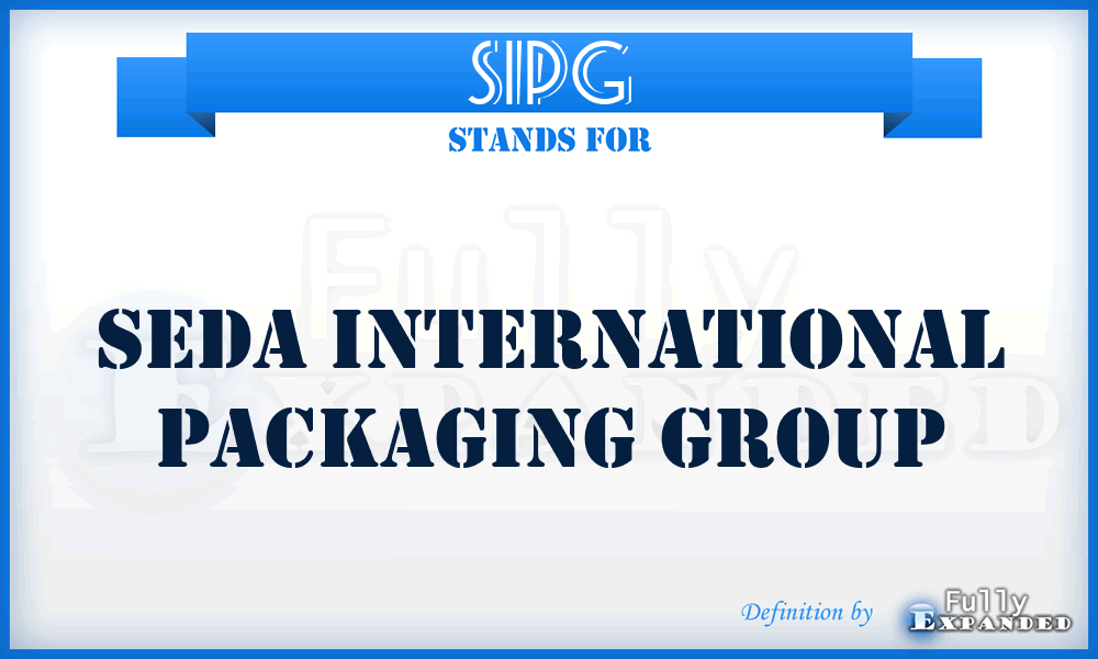 SIPG - Seda International Packaging Group