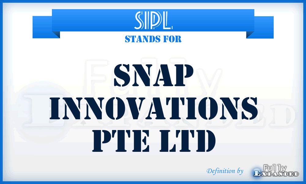 SIPL - Snap Innovations Pte Ltd