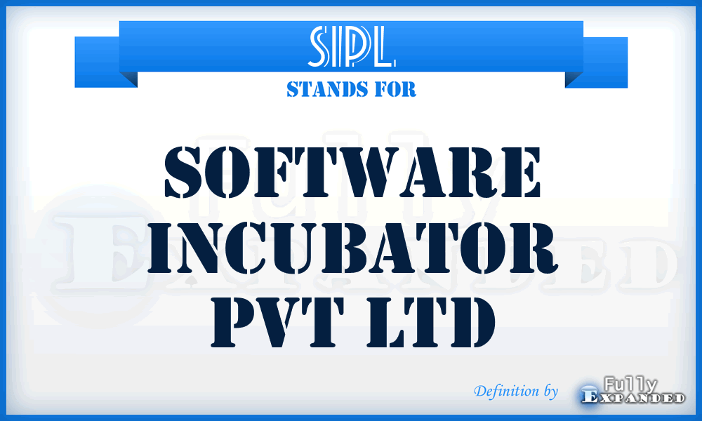 SIPL - Software Incubator Pvt Ltd