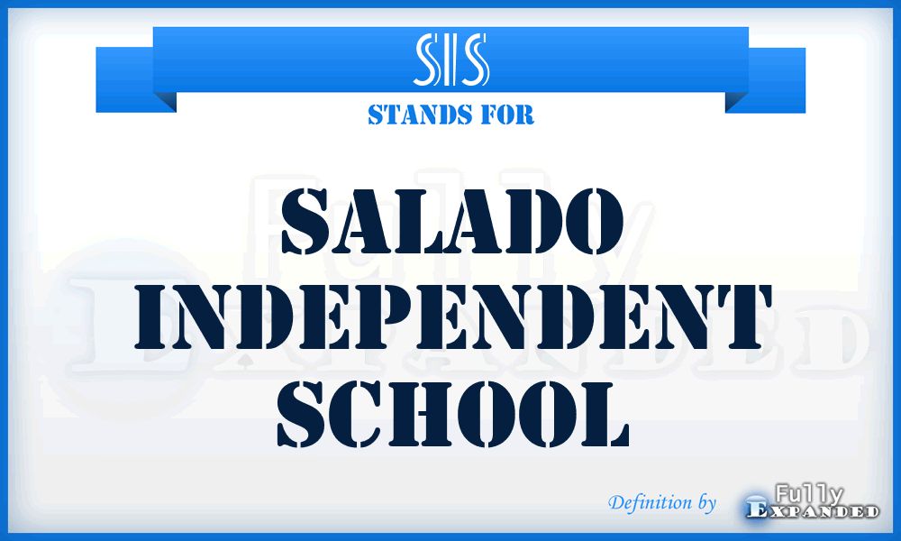 SIS - Salado Independent School