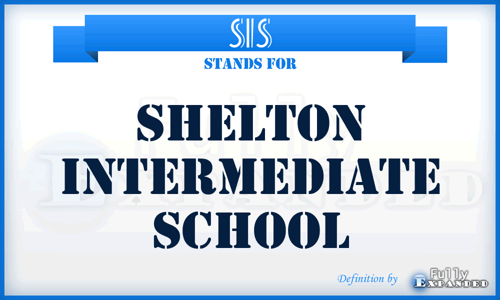 SIS - Shelton Intermediate School
