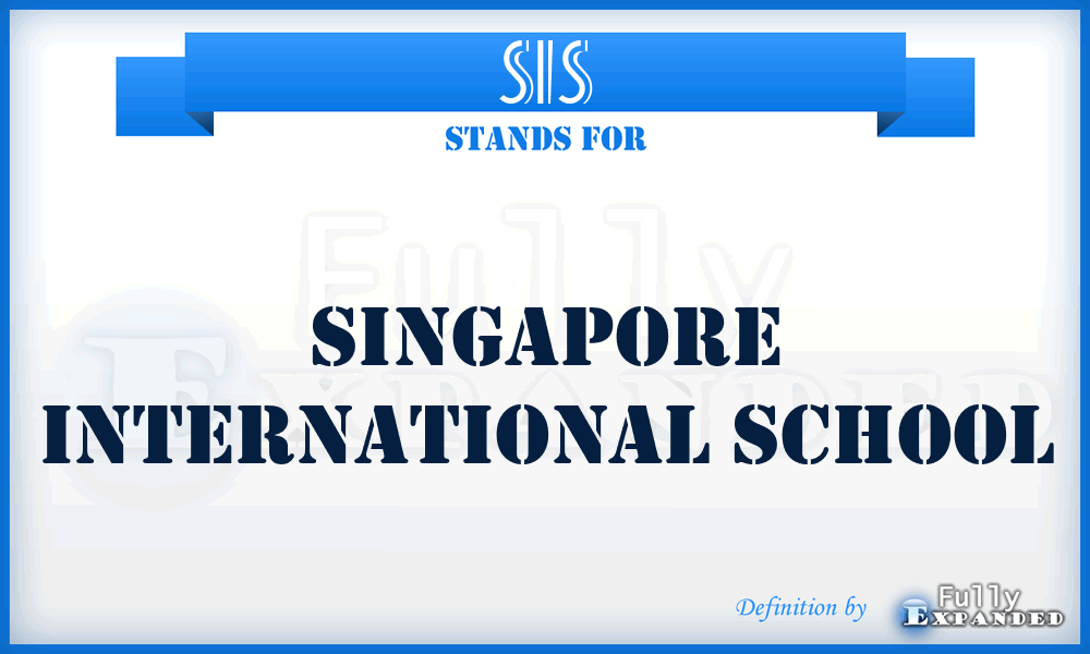 SIS - Singapore International School