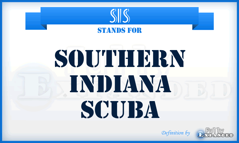 SIS - Southern Indiana Scuba
