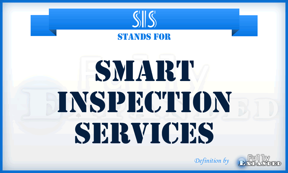 SIS - Smart Inspection Services
