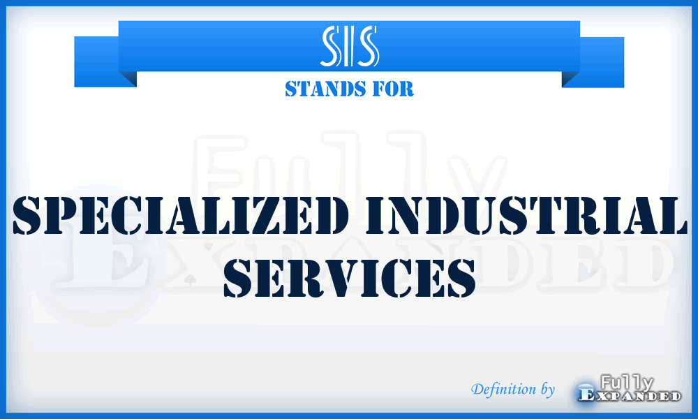 SIS - Specialized Industrial Services