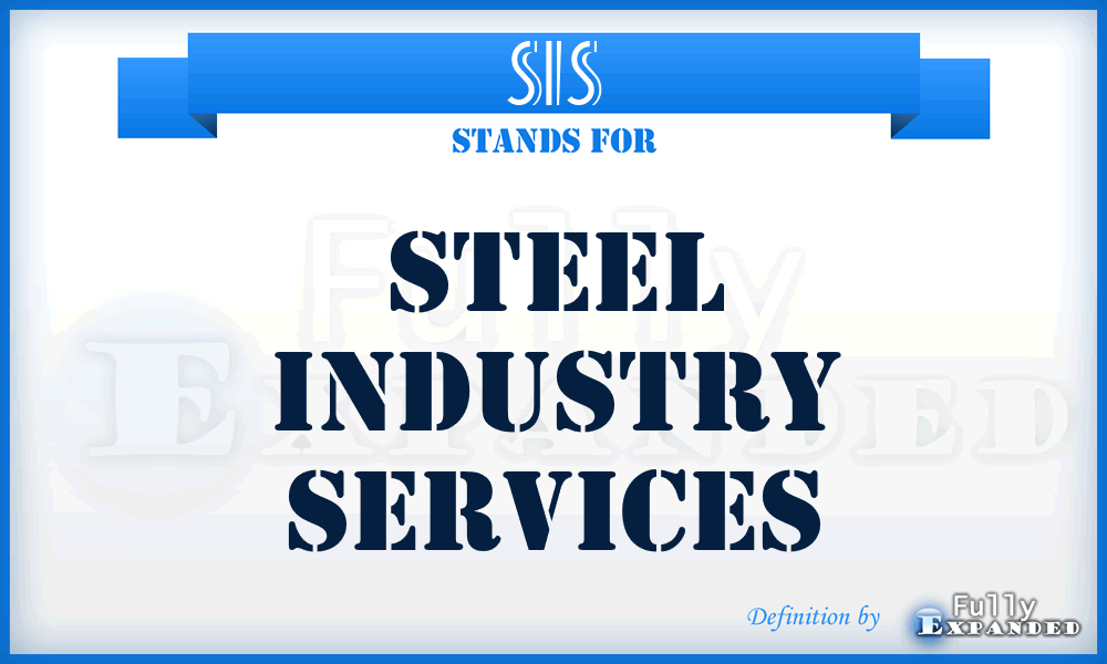 SIS - Steel Industry Services