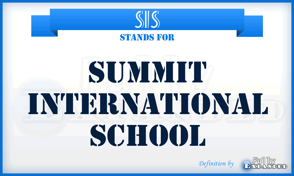 SIS - Summit International School
