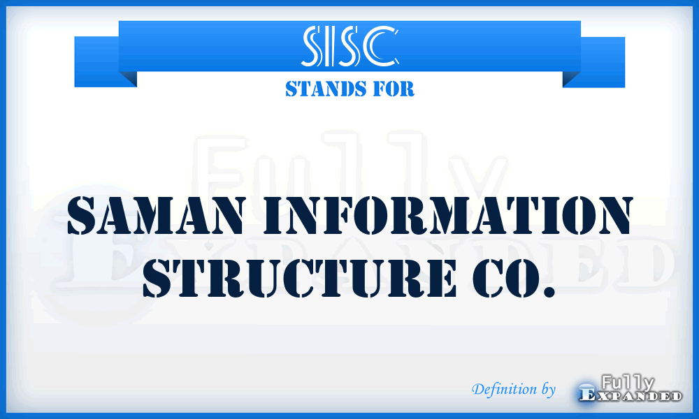 SISC - Saman Information Structure Co.