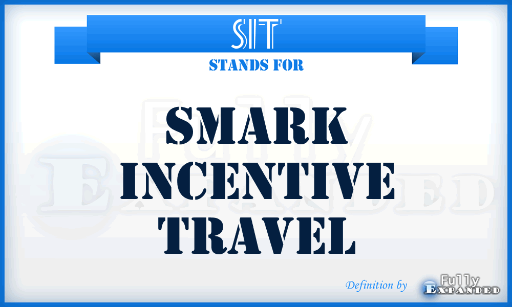 SIT - Smark Incentive Travel