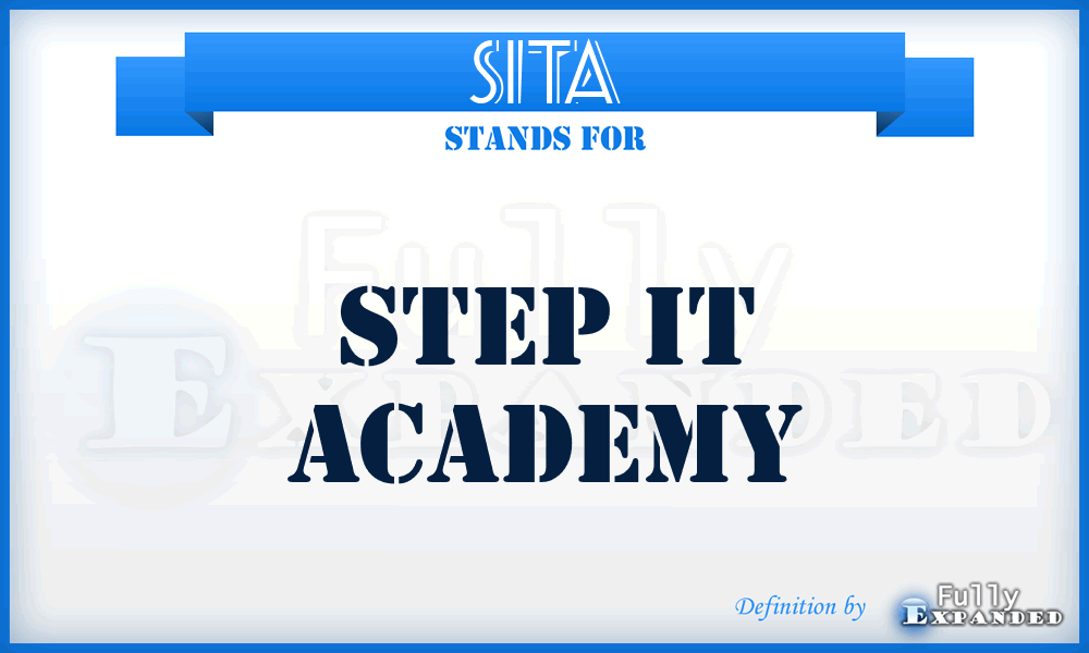 SITA - Step IT Academy
