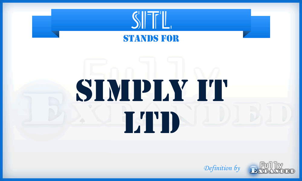 SITL - Simply IT Ltd