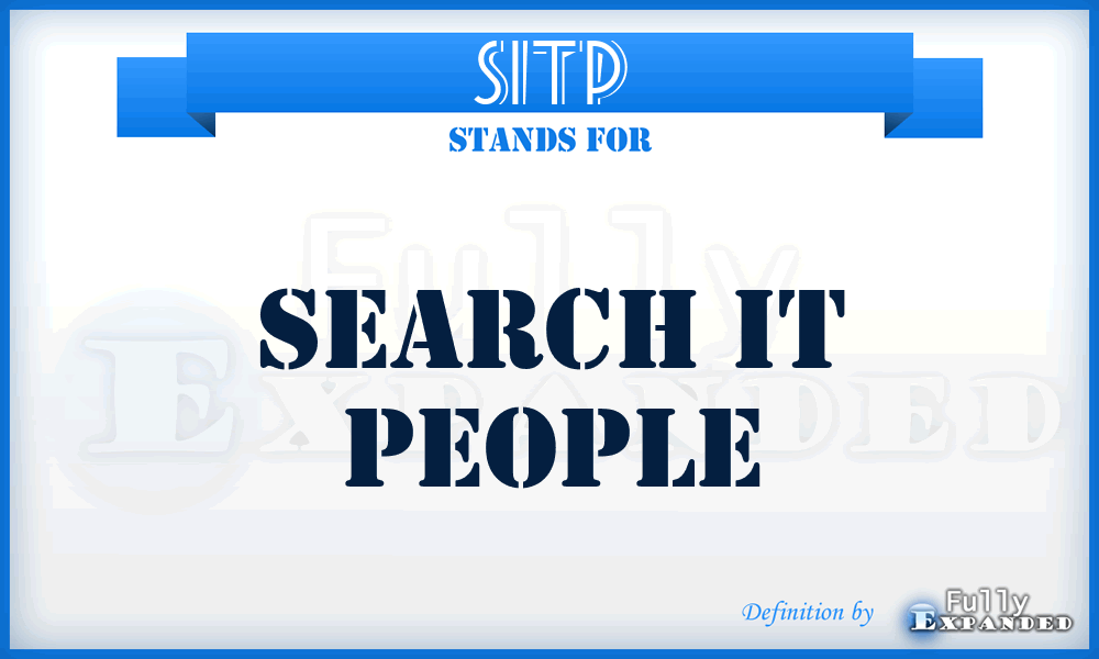 SITP - Search IT People