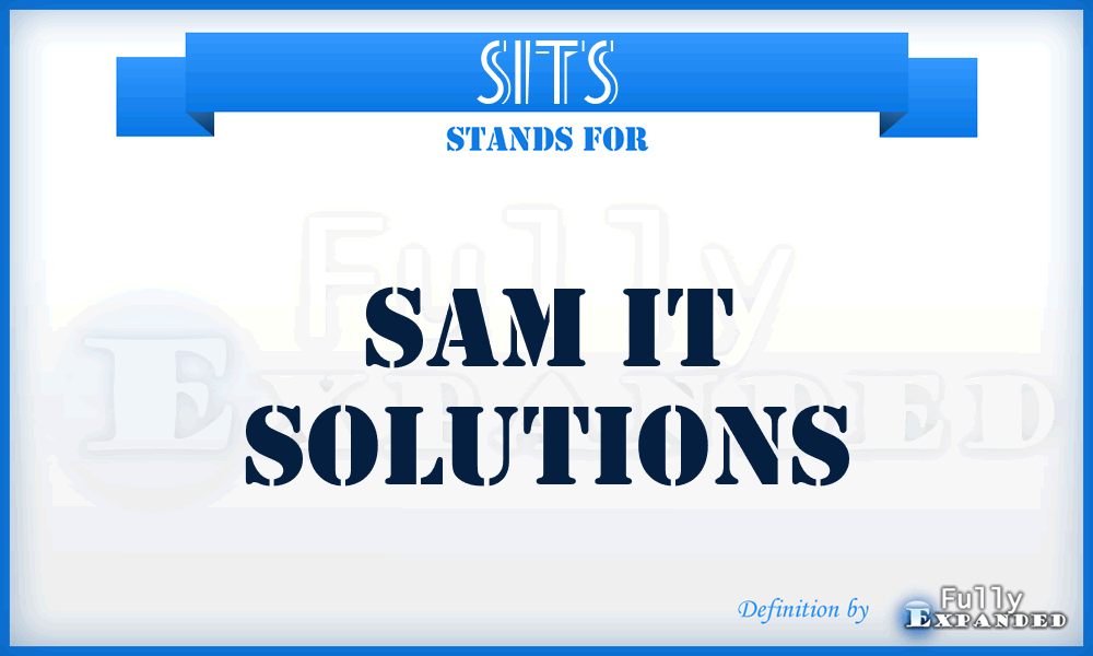 SITS - Sam IT Solutions