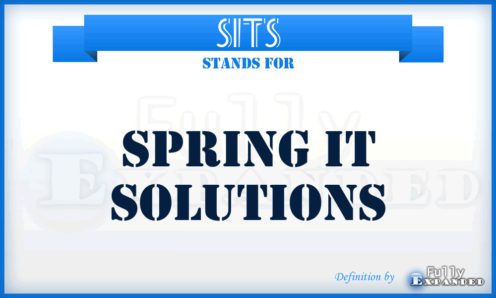 SITS - Spring IT Solutions