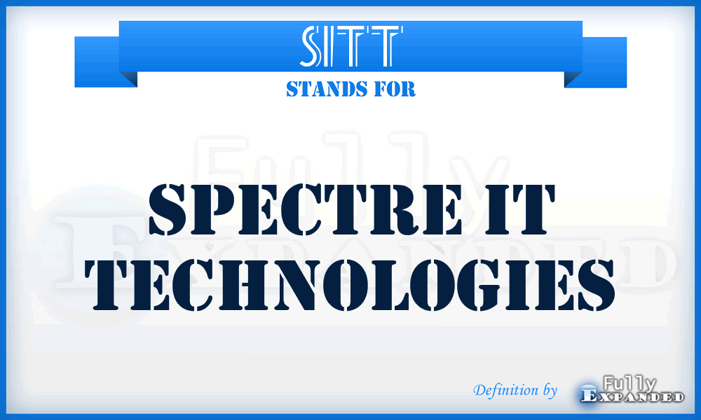 SITT - Spectre IT Technologies