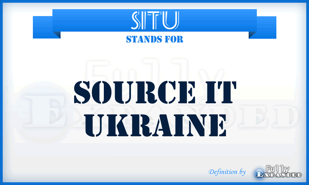 SITU - Source IT Ukraine