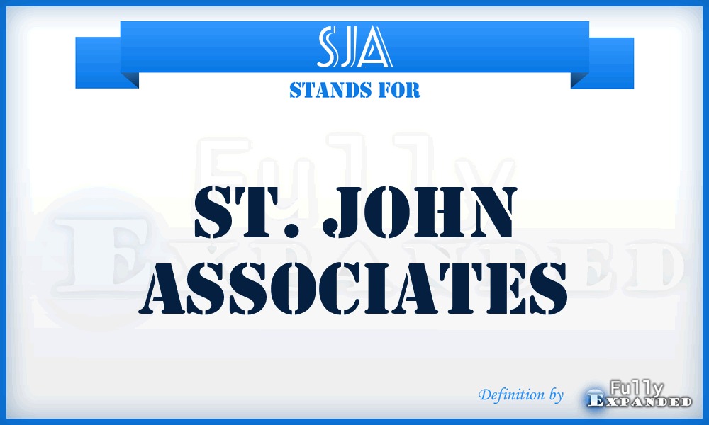 SJA - St. John Associates
