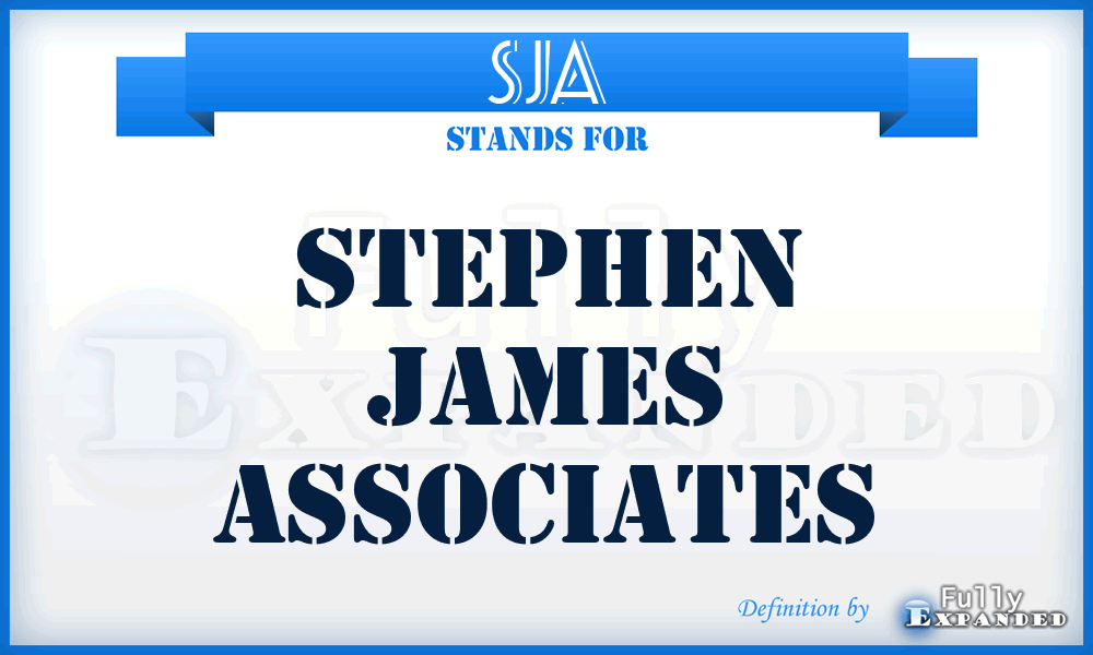 SJA - Stephen James Associates