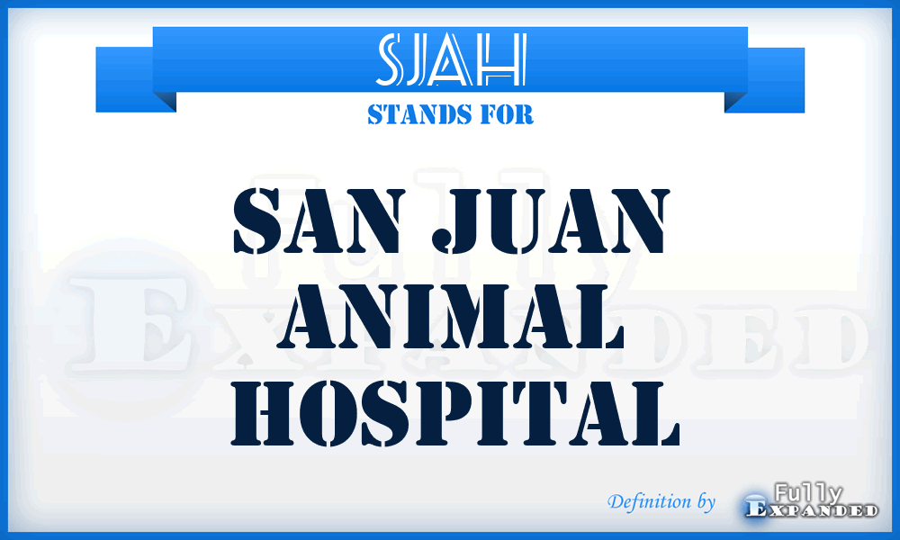 SJAH - San Juan Animal Hospital