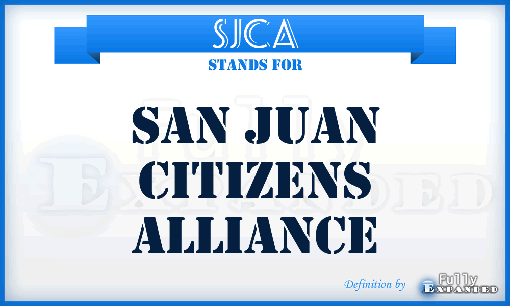 SJCA - San Juan Citizens Alliance