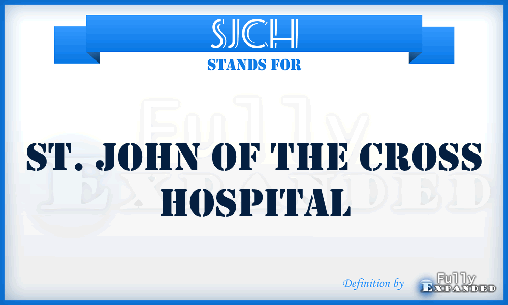 SJCH - St. John of the Cross Hospital