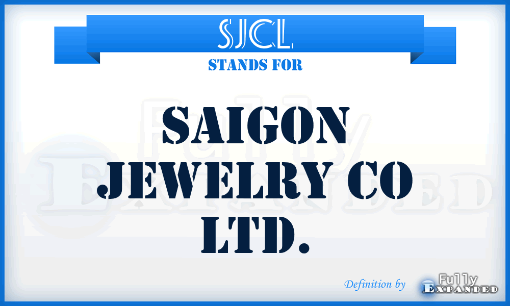 SJCL - Saigon Jewelry Co Ltd.