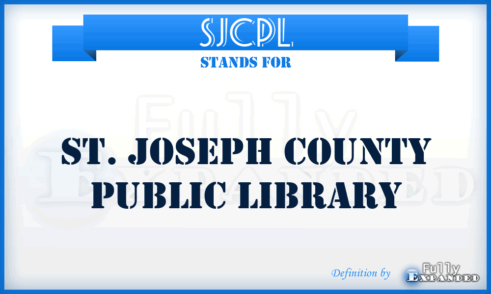 SJCPL - St. Joseph County Public Library