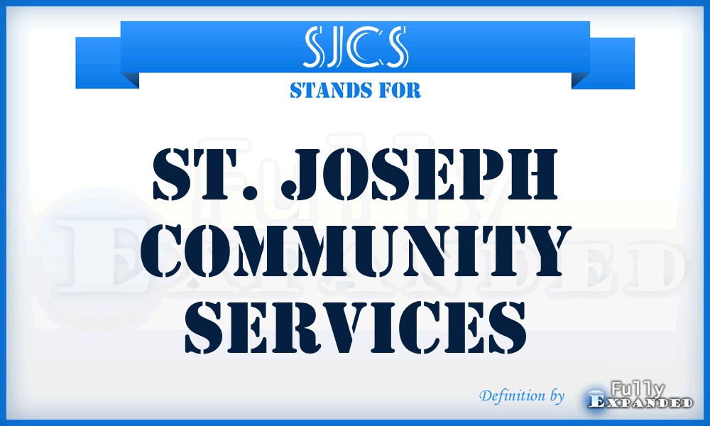 SJCS - St. Joseph Community Services