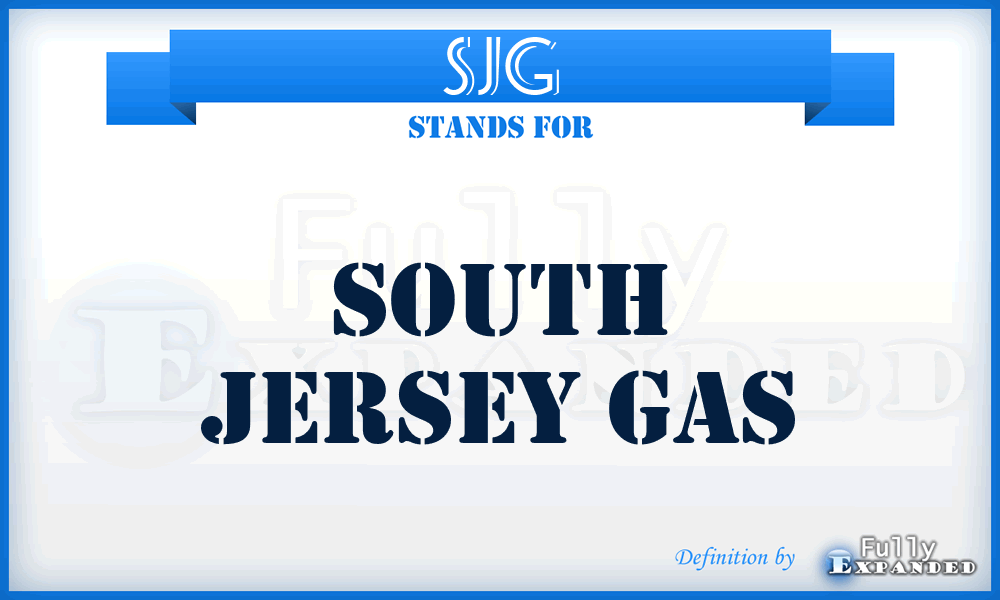 SJG - South Jersey Gas