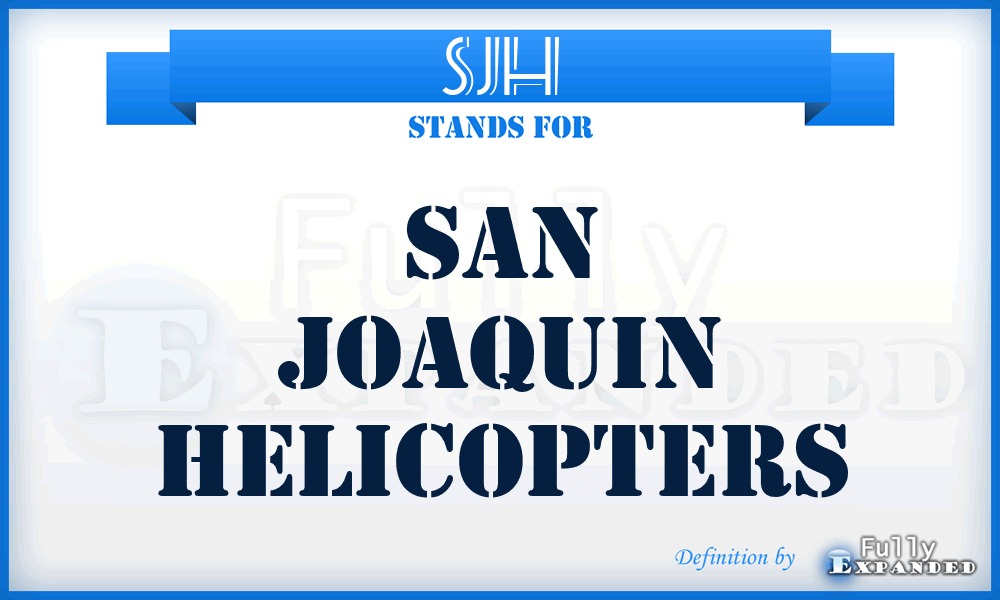 SJH - San Joaquin Helicopters