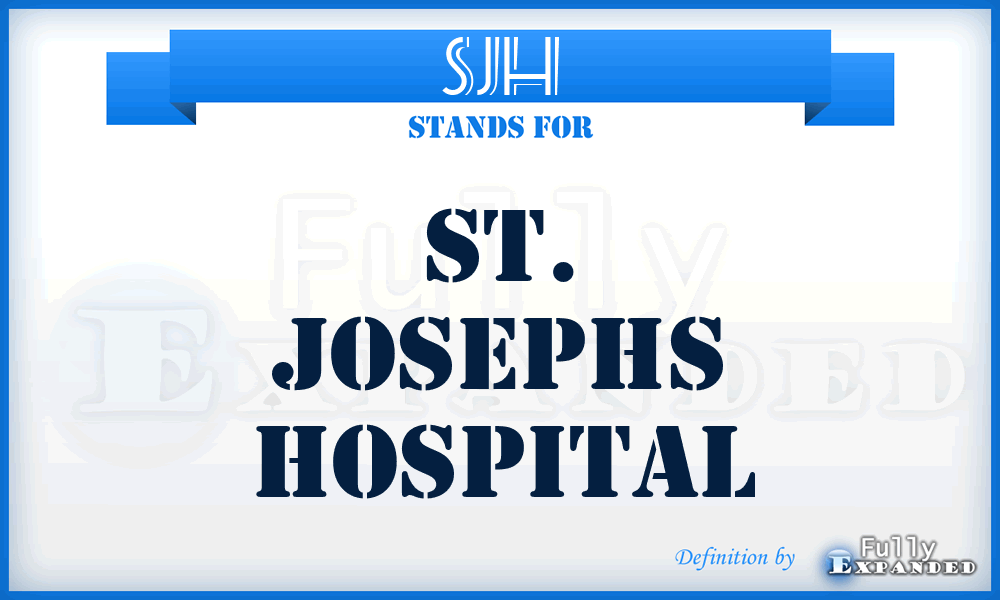 SJH - St. Josephs Hospital