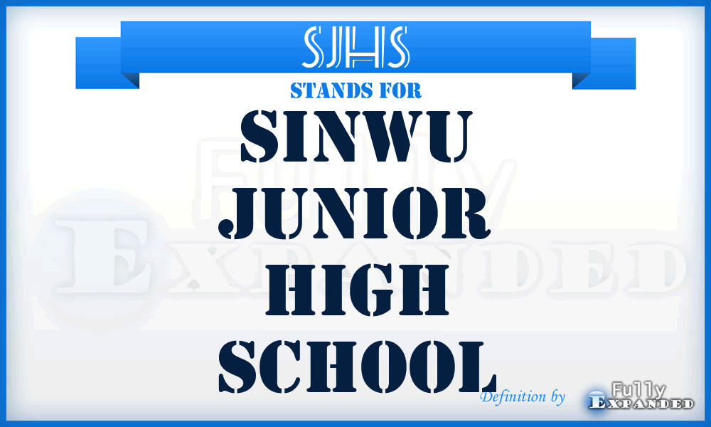 SJHS - Sinwu Junior High School