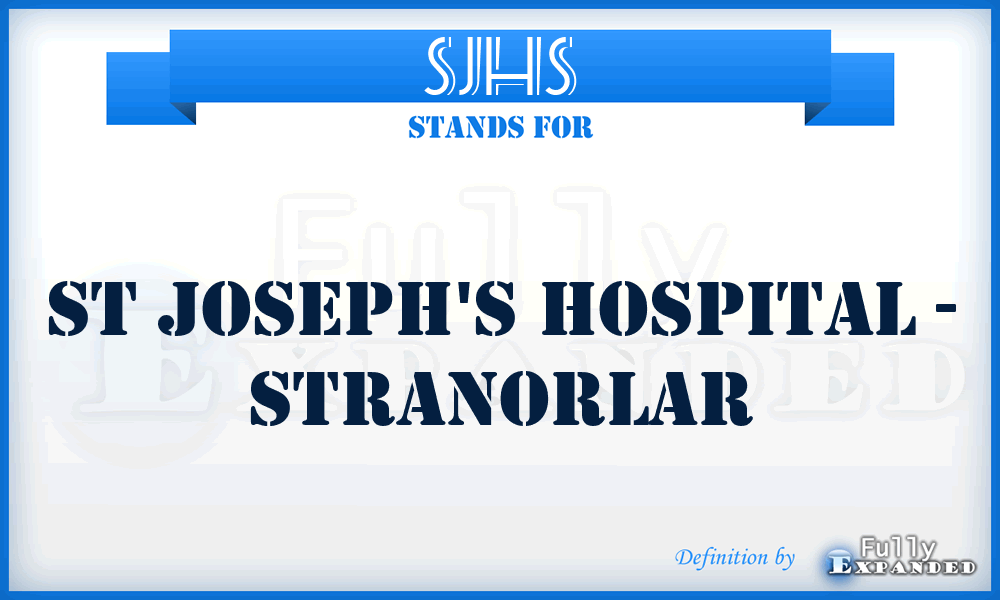 SJHS - St Joseph's Hospital - Stranorlar