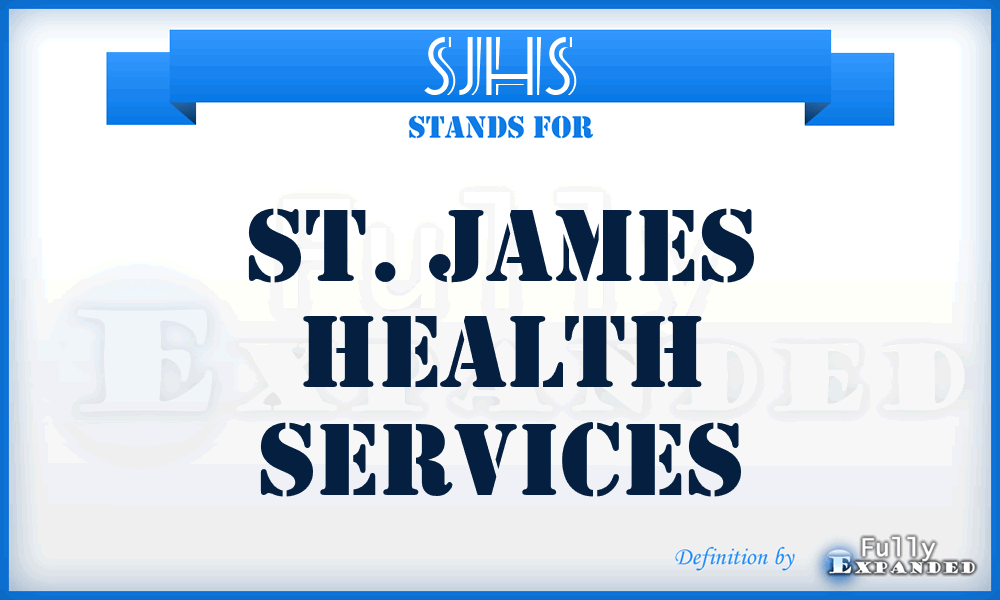 SJHS - St. James Health Services