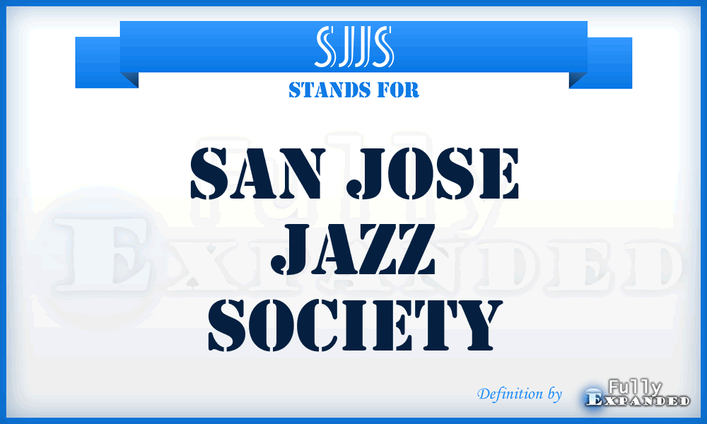 SJJS - San Jose Jazz Society