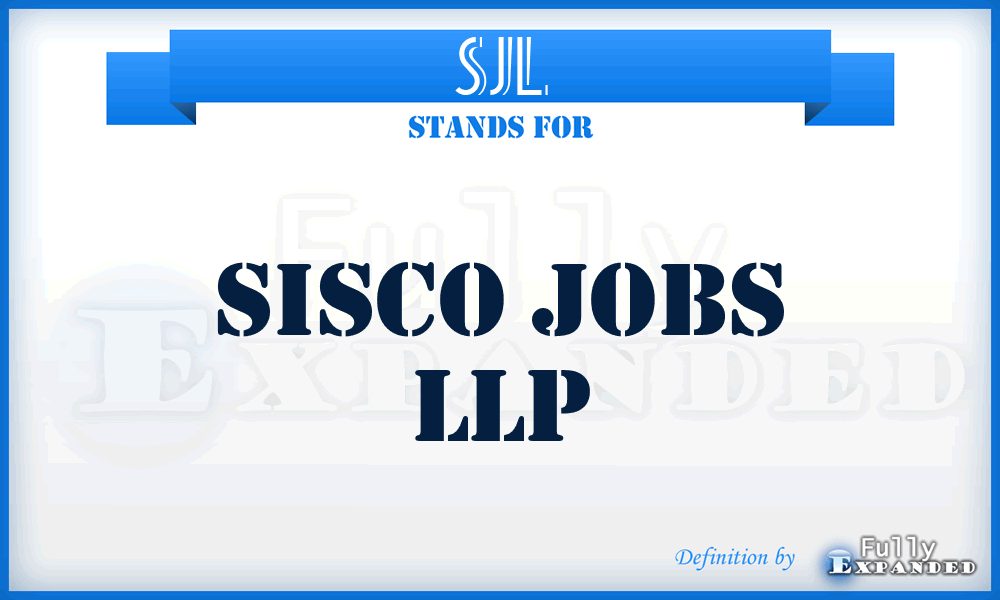 SJL - Sisco Jobs LLP