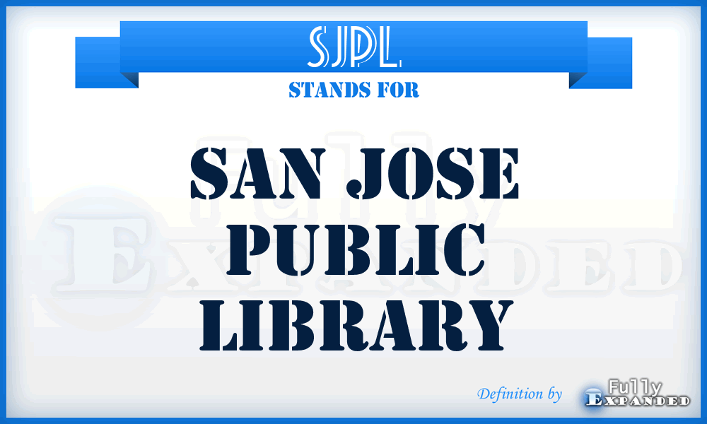 SJPL - San Jose Public Library